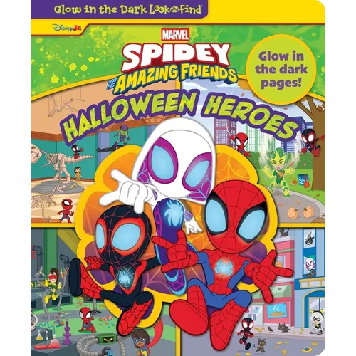 Disney Junior Marvel Spidey and His Amazing Friends: Halloween Heroes Glow in the Dark Look and Find