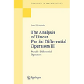 The Analysis of Linear Partial Differential Operators III: Pseudo-Differential Operators
