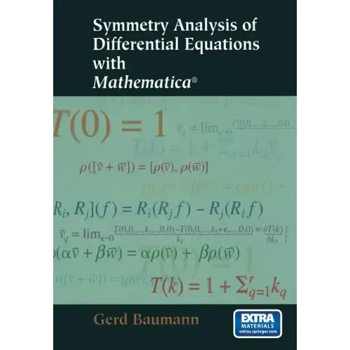 Symmetry Analysis of Differential Equations with Mathematica(r)