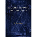 English Binding Before 1500