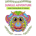 Jungle Adventure: Adult Coloring Book of Animals