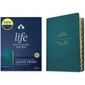 KJV Life Application Study Bible, Third Edition, Large Print (Leatherlike, Teal Blue, Indexed, Red Letter)