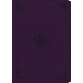 ESV Single Column Journaling Bible, Large Print (Trutone, Lavender, Ornament Design)