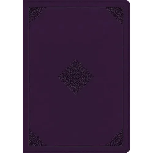 ESV Single Column Journaling Bible, Large Print (Trutone, Lavender, Ornament Design)