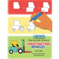 Step-by-step drawing construction vehicles for kids crane, cement mixer, and many more! Ages 5 and up: Fun for boys and girls, PreK, Kindergarten