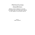 Omitted Chapters from Hotten's Original Lists of Persons of Quality . . .
