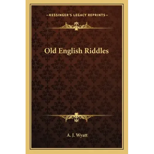 Old English Riddles