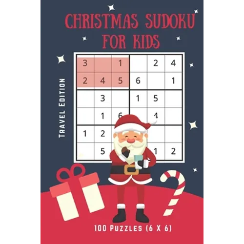 Kids Sudoku Puzzle Travel Size: Kids 6X6 travel size Sudoku 100 puzzle