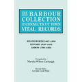 Barbour Collection of Connecticut Town Vital Records. Volume 21: Killingworth 1667-1850, Ledyard 1836-1855, Lisbon 1786-1850