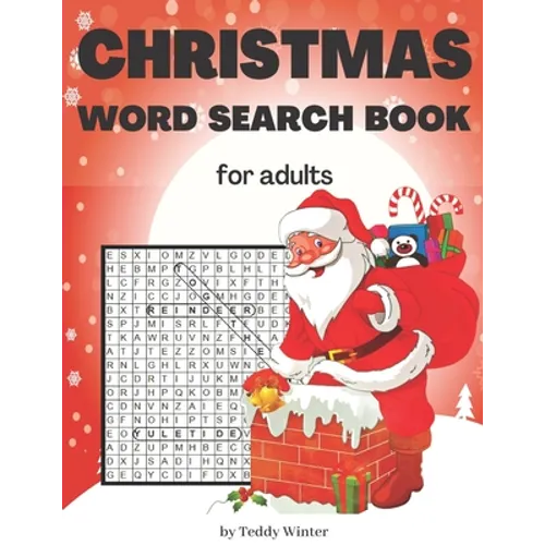 Christmas Word Search Book For Adults: Large Print Christian Find Word Puzzles For Kids Brain Sharper