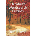 October's Wordsearch Puzzles