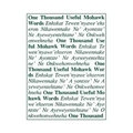 One Thousand Useful Mohawk Words