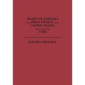 Heads of Families at the First Census of the United States Taken in the Year 1790: South Carolina