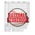 Baseball Scorebook: 100 Scoring Sheets For Baseball and Softball Games, Glover's Scorebooks, Large (8.5X 11)
