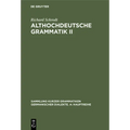 Althochdeutsche Grammatik II: Syntax