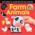 First Sticker Art: Farm Animals: Use Stickers to Create 20 Cute Farm Animals