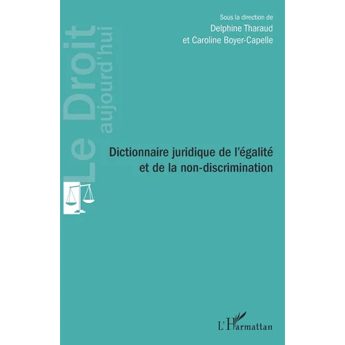 Dictionnaire juridique de l'égalité et de la non-discrimination