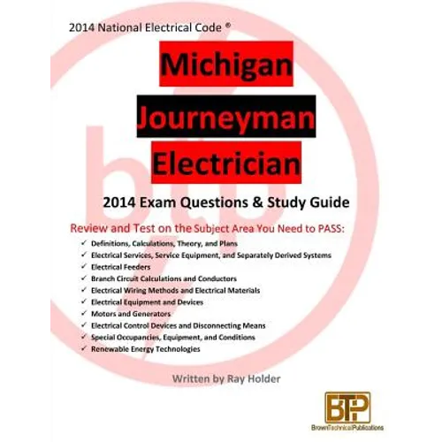 Michigan 2014 Journeyman Electrician Study Guide