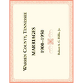 Warren County, Tennessee Marriages, 1900-1950