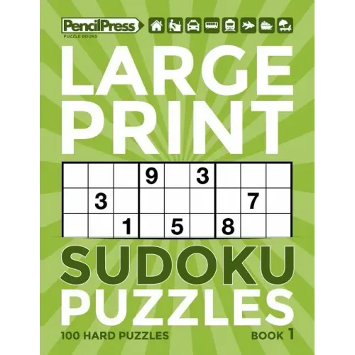 Large Print Sudoku Puzzles Book 1