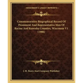 Commemorative Biographical Record Of Prominent And Representative Men Of Racine And Kenosha Counties, Wisconsin V1 (1906)