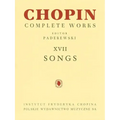 Songs: Chopin Complete Works Vol. XVII