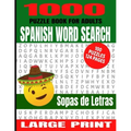 1000 Puzzle Book for Adults Spanish Word Search 100 Puzzles: Great Way to Improve Your Spanish Language Skills - Great Word Finds Puzzles with the Mos