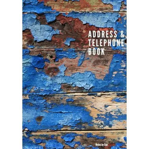Address and Telephone Book: Address and Telephone Book 7" x 10" 187 pages
