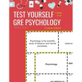 Test Yourself 1000+ ETS GRE Psychology Flashcards: Study ETS GRE general Psychology test prep flash cards book