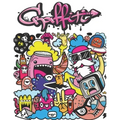Graffiti: Street Art Coloring Book For Teens Adults, 50 Amazing Graffiti drawing, Calm & Relaxation
