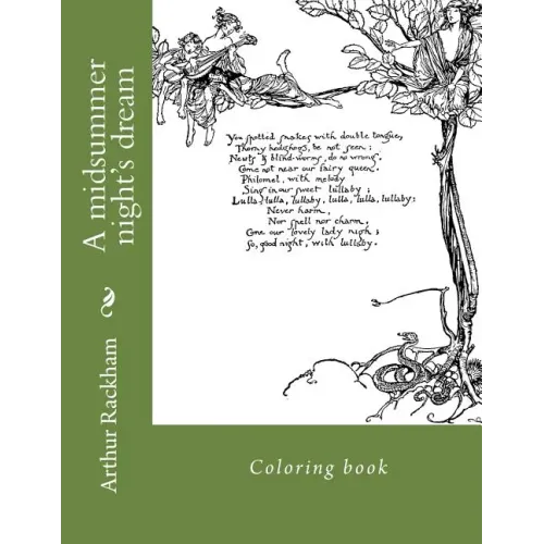 A midsummer night's dream: Coloring book