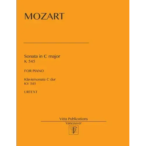 Sonata in C major: K 545