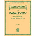 Easy Variations on Folk Themes, Op. 51: Schirmer Library of Classics Volume 2060