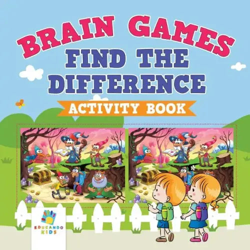Brain Games Find the Difference Activity Book