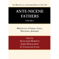 Ante-Nicene Fathers: Translations of the Writings of the Fathers Down to A.D. 325, Volume 5