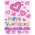 Happy Valentines! Coloring Book for Adults: 50 Valentine Pages to Color