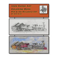 Iron Horse Art Coloring Book: Pen & ink Railroad Art By Don Kirk