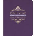 The One Year Chronological Bible Expressions NLT (Leatherlike, Imperial Purple)