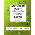 5th Grade MISSOURI MAP, 2019 MATH, Test Prep: 5th Grade MISSOURI ASSESSMENT PROGRAM TEST 2019 MATH Test Prep/Study Guide