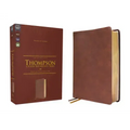 Nkjv, Thompson Chain-Reference Bible, Leathersoft, Brown, Red Letter, Comfort Print