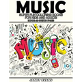 Music: Super Fun Coloring Books for Kids and Adults (Bonus: 20 Sketch Pages)