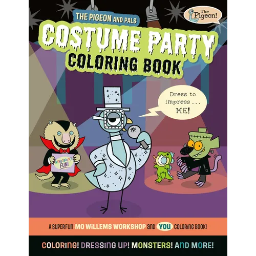 The Pigeon and Pals Costume Party Coloring Book