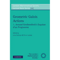 Geometric Galois Actions: Around Grothendieck's Esquisse D'Un Programme
