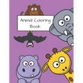 Animals Coloring Book: Perfect for girls and boys aged 2 - 9 years. High quality. Over 100 images. Gift