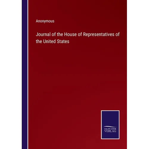 Journal of the House of Representatives of the United States