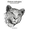 Gatos salvajes libro para colorear para adultos 1