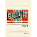 Vintage Lined Notebook Greetings from Bloomington, Illinois