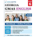 Georgia Milestones Assessment System Test Prep: Grade 6 English Language Arts Literacy (ELA) Practice Workbook and Full-length Online Assessments: GMA