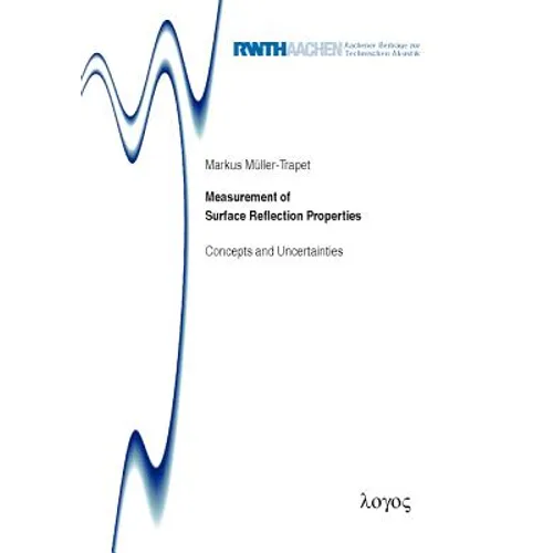Measurement of Surface Reflection Properties. Concepts and Uncertainties: Concepts and Uncertainties