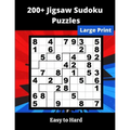 200+ Jigsaw Sudoku Puzzles: irregular Sudoku Puzzles for adults and seniors
